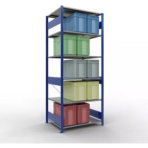 Produktbild für Schwerlastregal Schulte 12581-B, 6 Metallböden