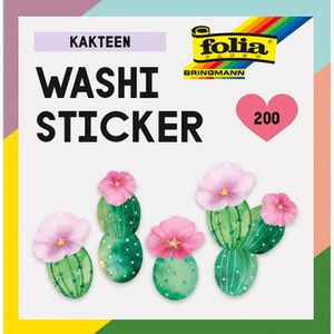Produktbild für Sticker Folia 26504 Washi-Sticker Kakteen