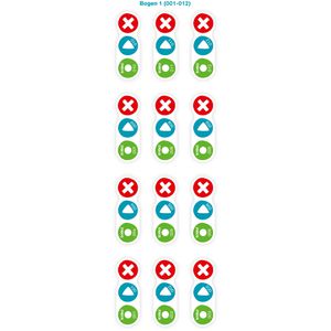 Produktbild für Aufnahmesticker BOOKii 290392, Paket 4 - Nummer 367-840