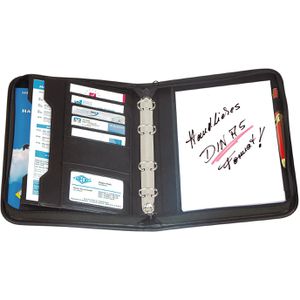 Schreibmappe Wedo 581501, schwarz, Kunstleder