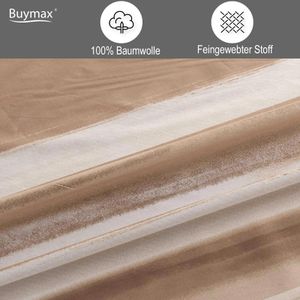 Produktbild für Bettwäsche Buymax Palermo, braun, Renforcé