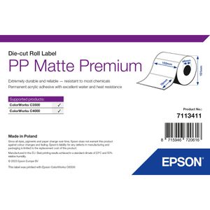 Produktbild für Epson-Etiketten Epson PP Matte Premium 7113411