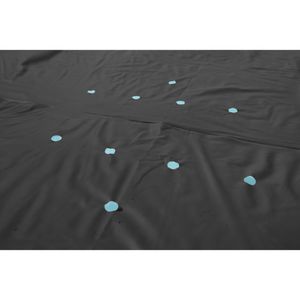 Produktbild für Poolabdeckung Bestway 58037, aus PVC, schwarz, mit Spannseil