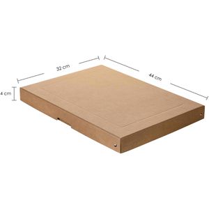 Produktbild für Aufbewahrungsbox Falken Pure Box Nature, 5 Liter