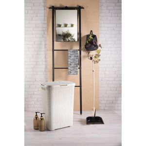 Produktbild für Wäschekorb Curver Style, creme, mit Deckel