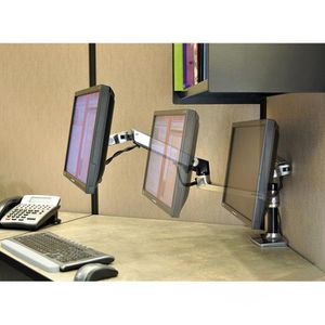 Produktbild für Monitorhalterung Ergotron LX, silber, VESA 75x75 &amp; 100x100 mm