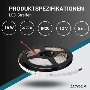Produktbild für LED-Streifen Luxula LX700100, warmweiß