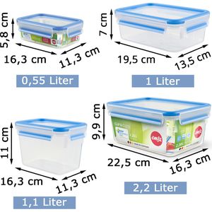 Produktbild für Frischhaltedose Emsa Clip&amp;Close N10317, aus Kunststoff