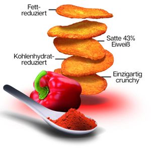 Produktbild für Chips Layenberger High Protein Paprika