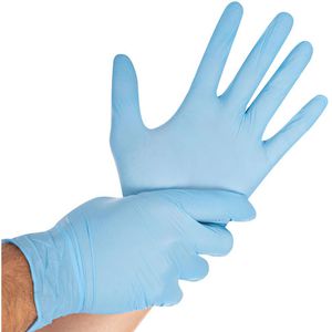 Produktbild für Einmalhandschuhe Franz-Mensch Safe Light, blau, 100 Stück