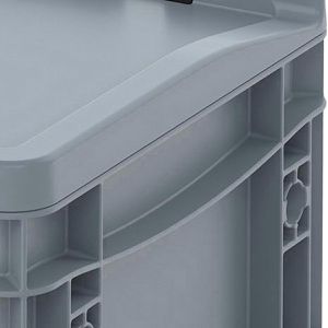 Produktbild für Eurobox AUER ED 32/12 HG, grau, 4,45 Liter