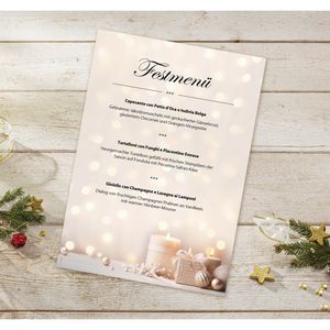 Produktbild für Weihnachtsbriefpapier Sigel DP634, Golden Glow