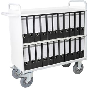Bürowagen Rollcart B08-7332LB, mit Luftbereifung