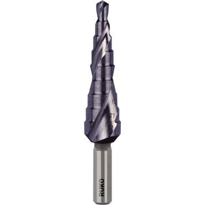 Produktbild für Stufenbohrer RUKO 101026FRO, Set, HSS-TiAlN-Stahl