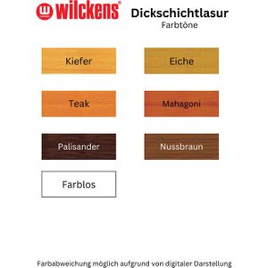 Produktbild für Holzlasur Wilckens Dickschichtlasur, 2,5l