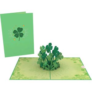 Produktbild für Grußkarten papercrush 3D Glücksklee