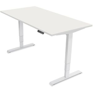 Produktbild für Schreibtischgestell Lüllmann 114900-1, weiß, 4 Memoryspeicher