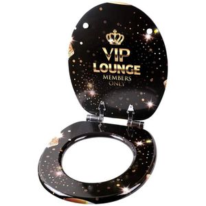 Produktbild für WC-Sitz Sanilo VIP Lounge A685351, oval, aus Holz