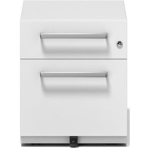 Produktbild für Rollcontainer Bisley Note, aus Metall, weiß