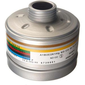 Dräger Ersatzfilter Kombinationsfilter 1140, für Atemschutzmasken mit Rd40, Hg NO P3 R D CO