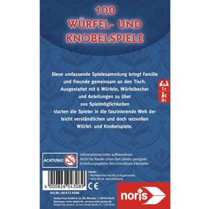 Produktbild für Würfelspiel Noris 100 Würfel- und Knobelspiele