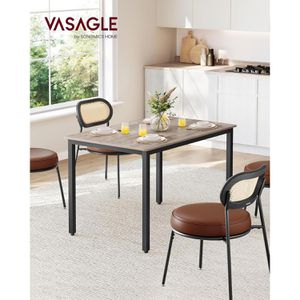 Produktbild für Esstisch Vasagle KDT081G01, graubraun