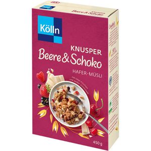 Kölln Müsli Knusper Beeren und Schoko, 450g