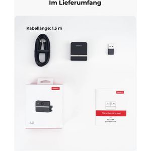 Produktbild für Webcam Obsbot Meet Flip, OWB-2510-CE, grau