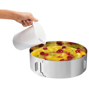 Produktbild für Tortenring Zenker Patisserie 7708, backofenfest, aus Edelstahl