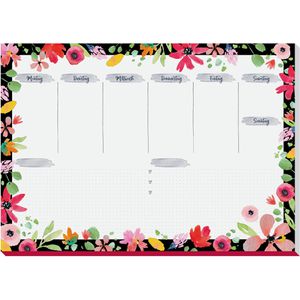 Produktbild für Schreibunterlage Sigel Flower Love, mehrfarbig