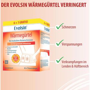 Produktbild für Wärmegürtel Evolsin 590257, bis zu 12 Stunden