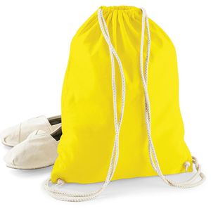 Produktbild für Turnbeutel Westford-Mill W110 Cotton Gymsac, yellow