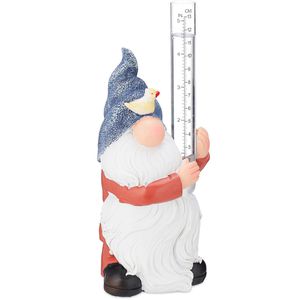 Regenmesser Relaxdays 10044086, Gartenzwerg, aus Kunststoff