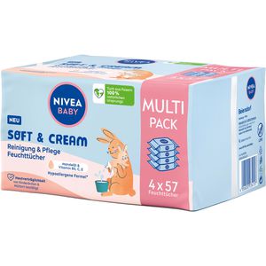 Feuchttücher Nivea Baby Soft & Cream, 228 Tücher