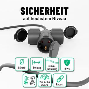 Produktbild für Verlängerungskabel Greate für außen IP44
