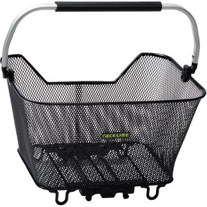 Fahrradkorb Racktime BASKIT Deluxe, schwarz, Metall, 23 l