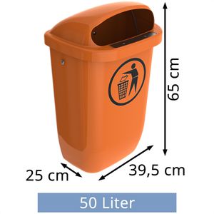 Produktbild für Mülleimer Sulo 1052434, orange