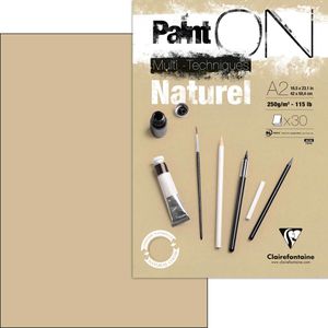 Produktbild für Zeichenblock Clairefontaine PaintON 96543C, A2