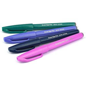 Produktbild für Brush-Pen Pentel SES15B-4, Berry Brush Pen Set