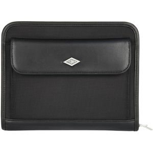 Produktbild für Schreibmappe Wedo 585101, Elegance, schwarz, Kunstleder/Nylon