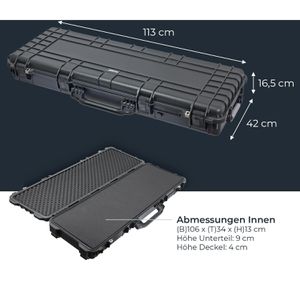 Produktbild für Transportkoffer HMF ODK200, abschließbar, aus Kunststoff