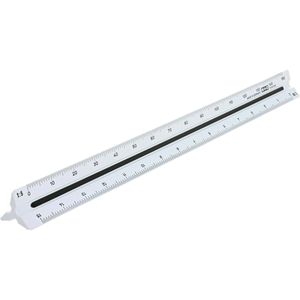 Produktbild für Dreikantmaßstab M+R 716300090 Kunststoff, 30cm
