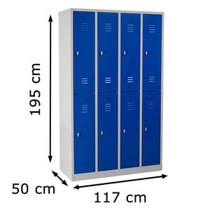 Produktbild für Spind G-Office WRC.8.195117, blau
