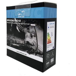 Produktbild für Leselampe Infitronic IN9LEDNLPRO1B, mit Klemme