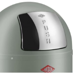 Produktbild für Mülleimer Wesco Pushboy, silber