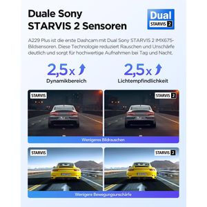 Produktbild für Dashcam VIOFO A229 Plus 2CH, Auto