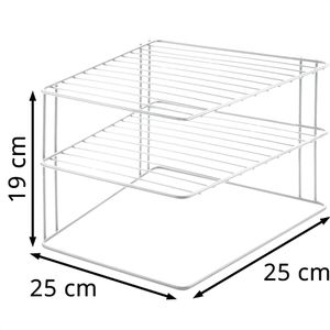 Produktbild für Küchenregal Metaltex Silos,364202014, weiß