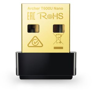 Produktbild für WLAN-Adapter TP-Link AC600, Archer T600U Nano, Nano, USB 2.0