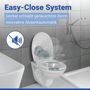 Produktbild für WC-Sitz Wenko Astera 22409100, oval, aus Duroplast