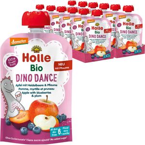 Fruchtpüree Holle Dino Dance, 100% Frucht demeter, BIO
